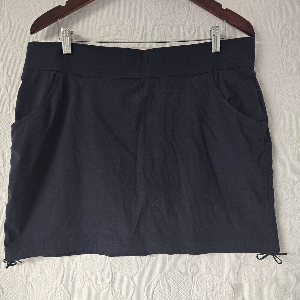 Columbia Sportswear Womens XL Side Pocket Active Wear Mini Skort Skirt Blue